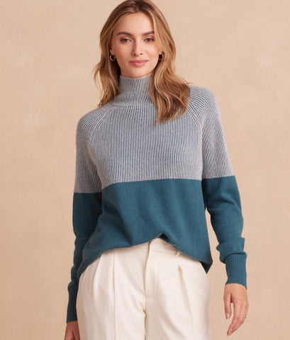 Max Mara | Woman - Wool and cashmere monogram pullover - Light Blue - Size L