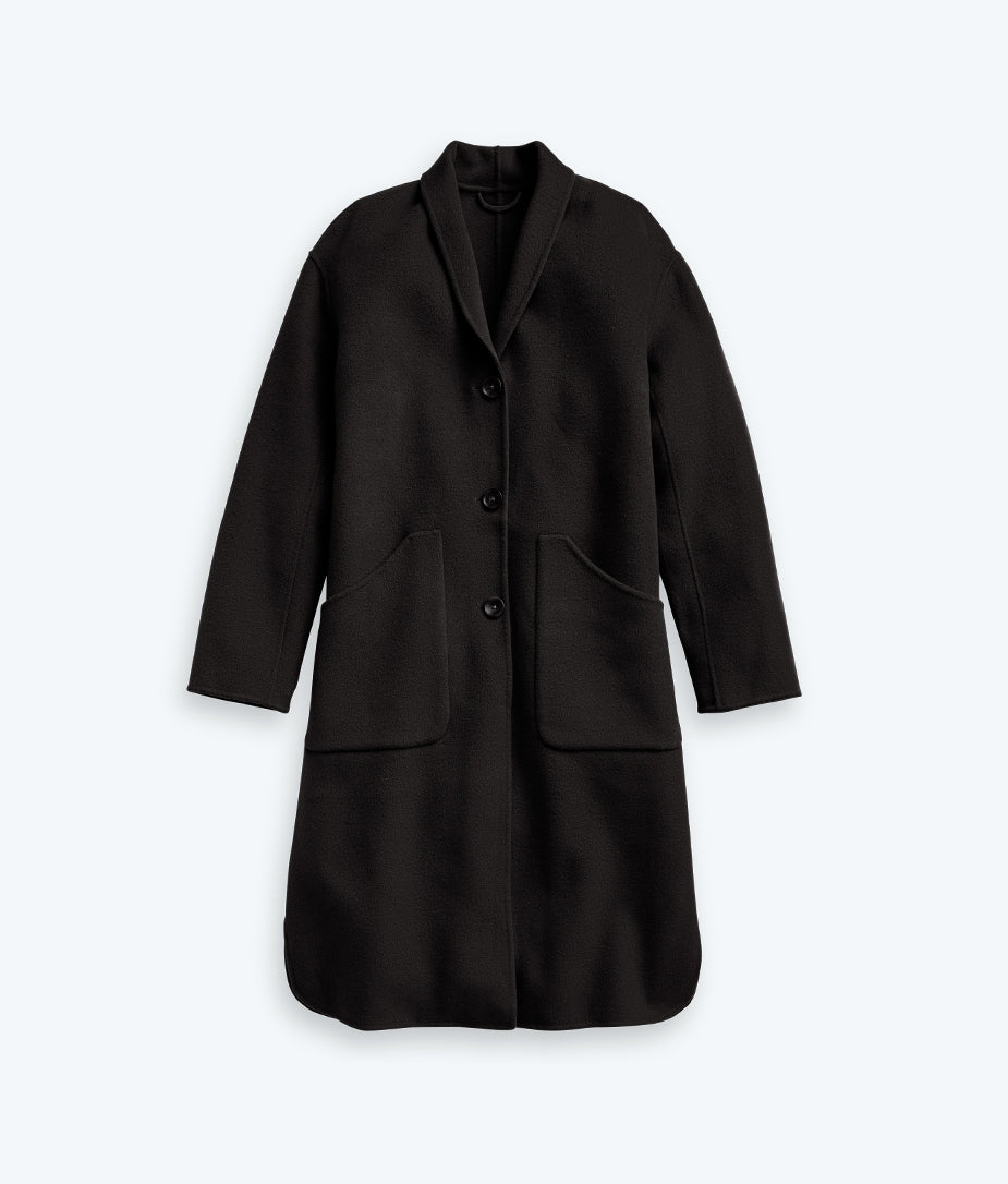 The Warmest Wool Cocoon Coat | Summersalt